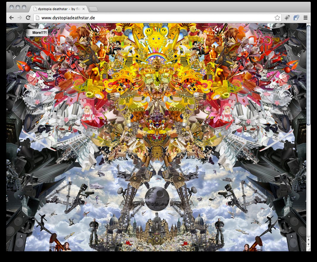 dystopia_deathstar — digital collage