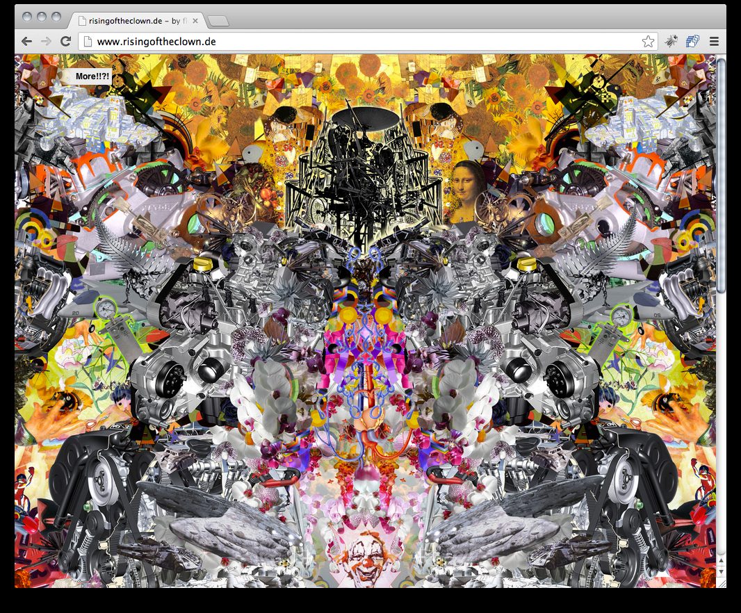 the_rising_of_the_clown — digital collage
