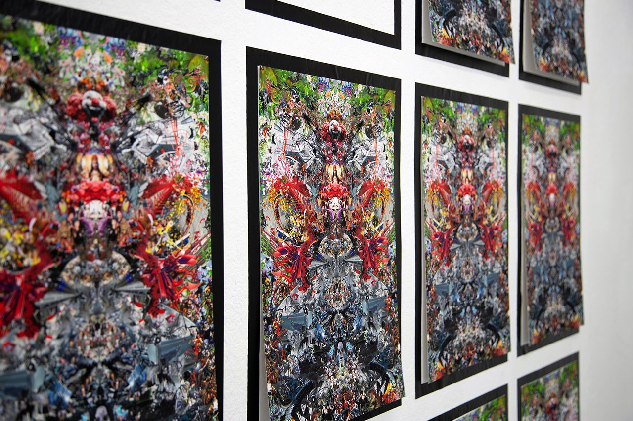 Selling the new project, installation view